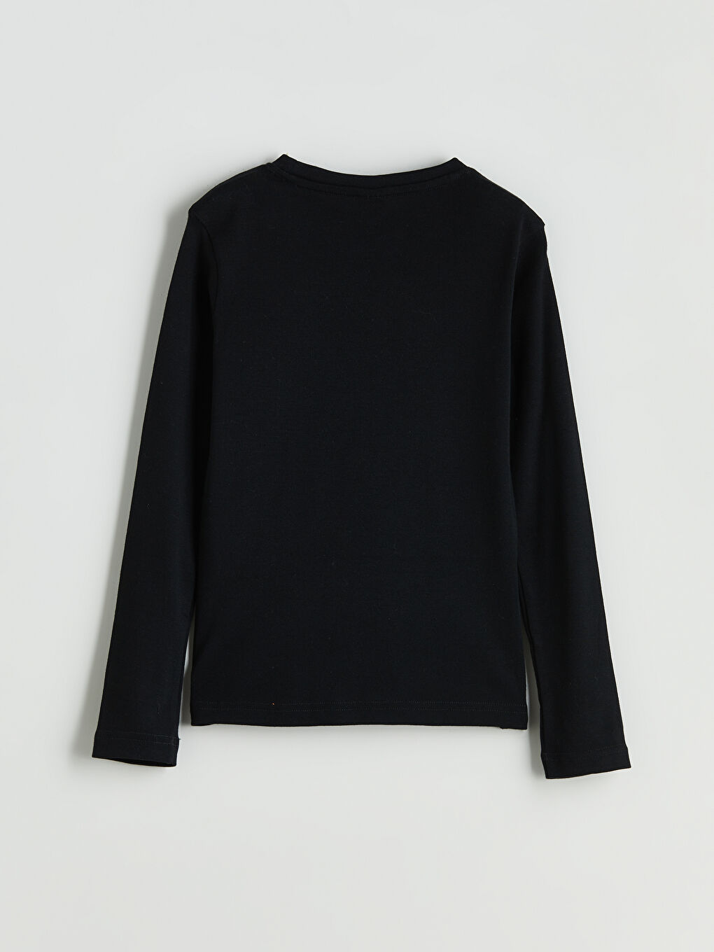 Crew Neck Long Sleeve Boys' Undershirt-2