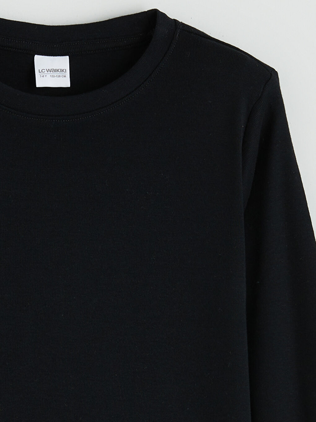 Crew Neck Long Sleeve Boys' Undershirt-4