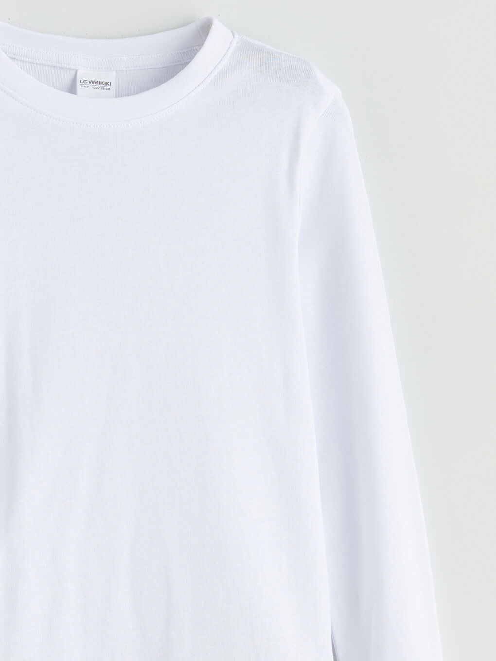 Crew Neck Long Sleeve Boys' Undershirt-4