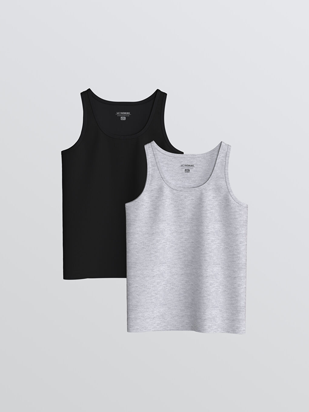 Crew Neck Boys' Vest 2 Pack -W50150Z4-CVL