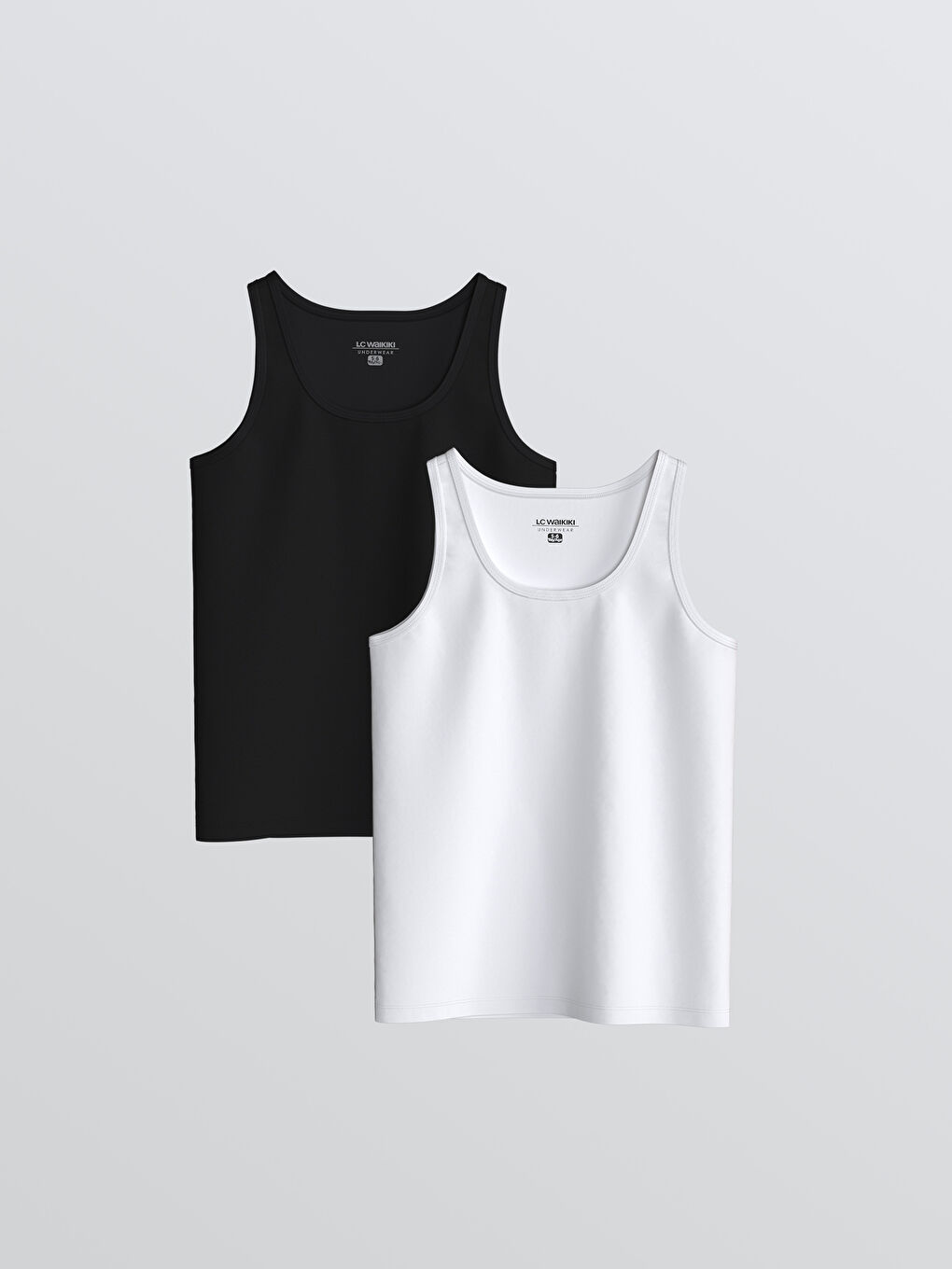 Crew Neck Boys' Vest 2 Pack-1