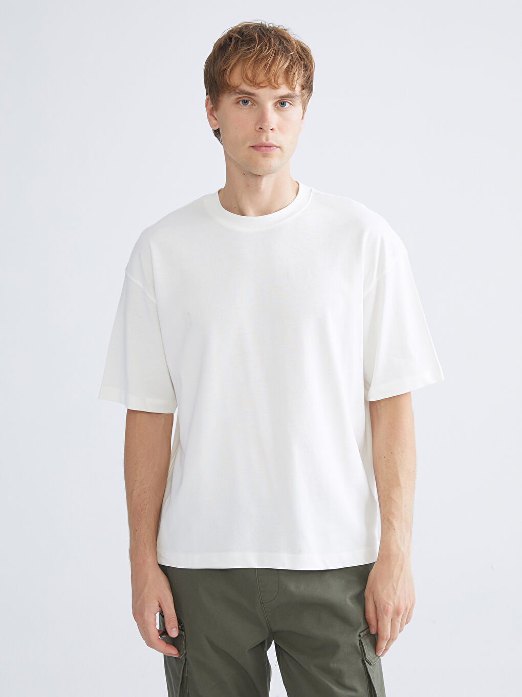 Crew Neck Jersey Men's T-Shirt-1