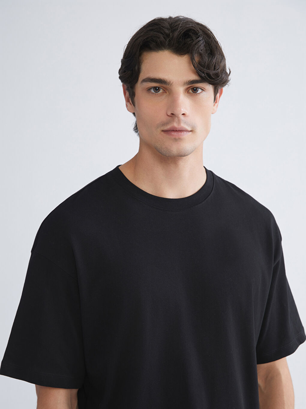 Crew Neck Jersey Men's T-Shirt-1