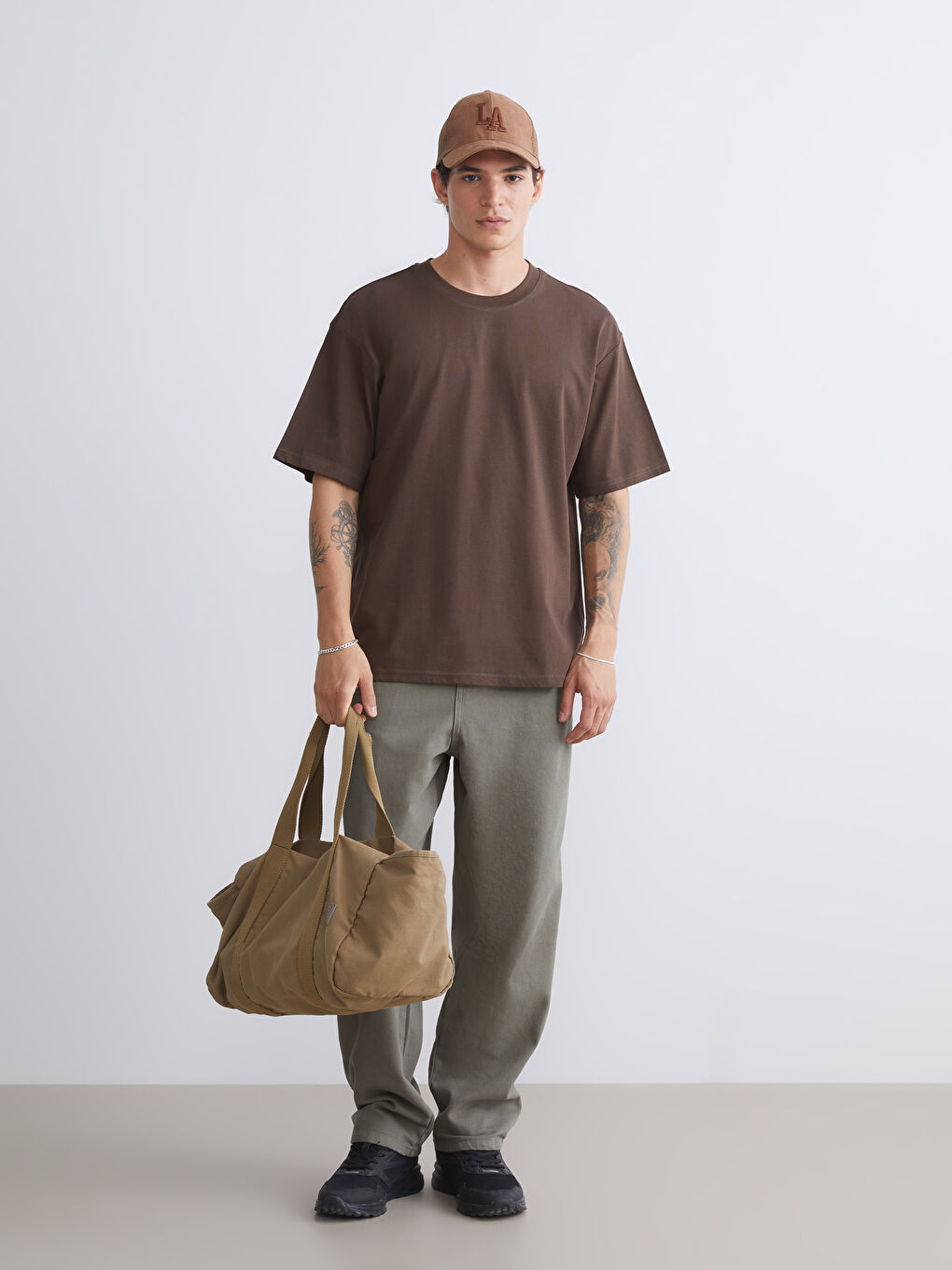 XSIDE Crew Neck Jersey Men's T-Shirt -W50162Z8-YEL