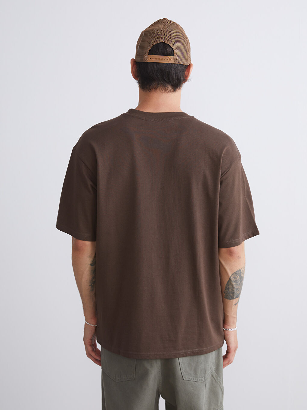 XSIDE Crew Neck Jersey Men's T-Shirt -W50162Z8-YEL
