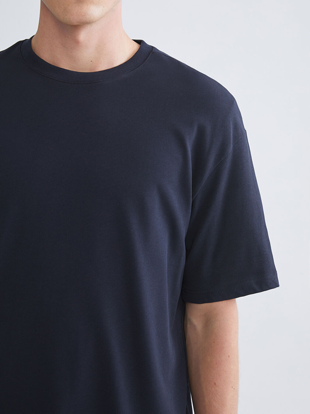 Crew Neck Jersey Men's T-Shirt-2