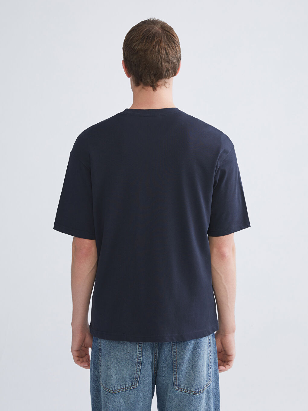 Crew Neck Jersey Men's T-Shirt-3