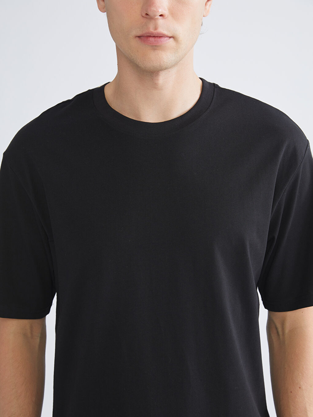 Crew Neck Jersey Men's T-Shirt-4