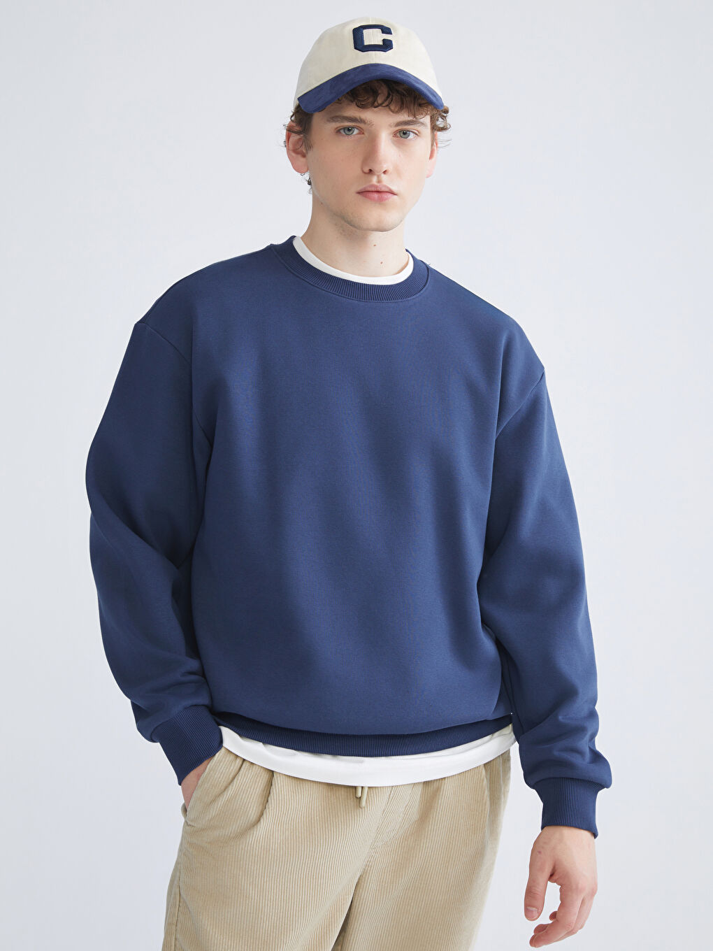 XSIDE Crew Neck Men's Sweatshirt -W50165Z8-YE1