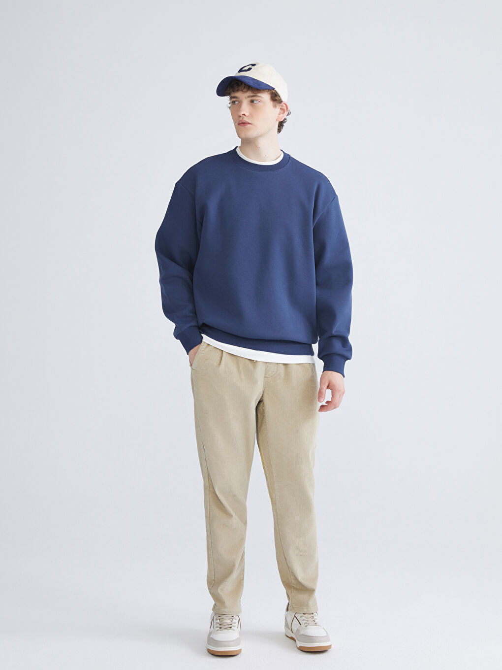 XSIDE Crew Neck Men's Sweatshirt -W50165Z8-YE1