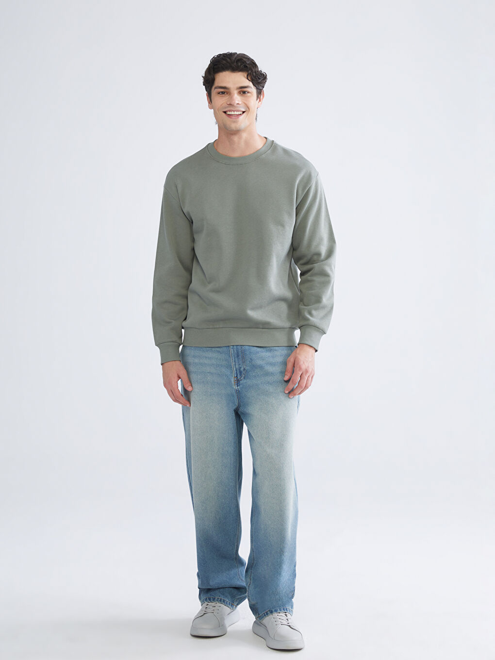 XSIDE Crew Neck Men's Sweatshirt -W50165Z8-ZAD