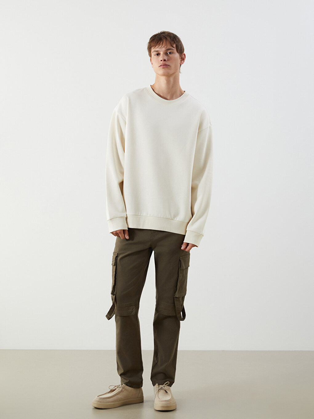 Crew Neck Men's Sweatshirt-1
