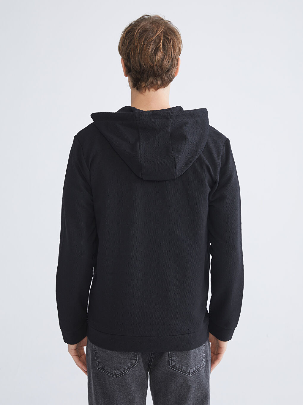 XSIDE Hooded Long Sleeve Men's Zip-Up Sweatshirt -W50168Z8-CVL