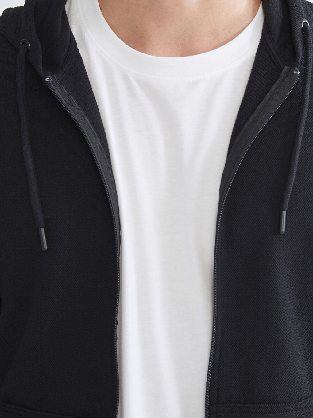 XSIDE Hooded Long Sleeve Men's Zip-Up Sweatshirt -W50168Z8-CVL