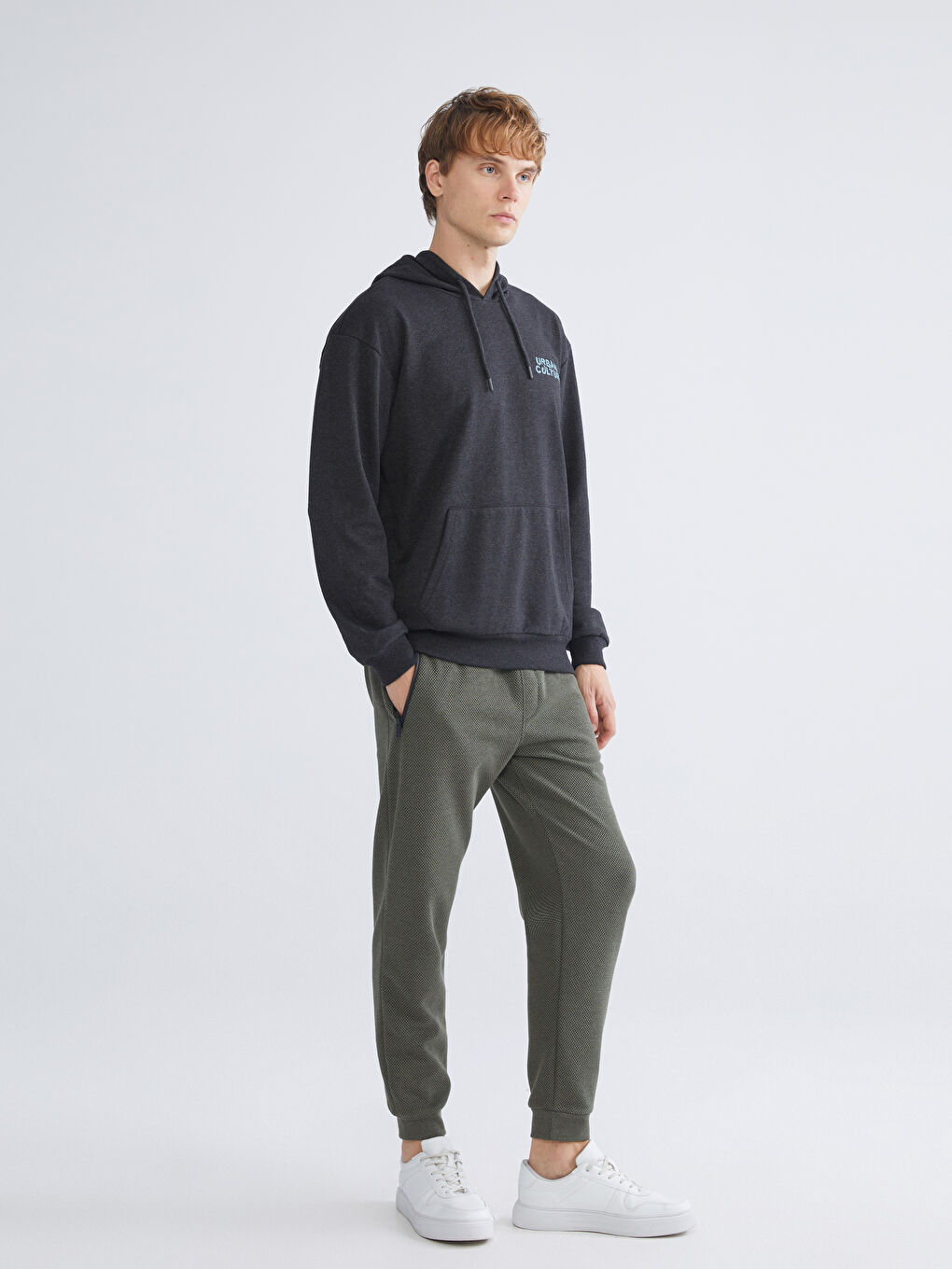 Haki Standart Kalıp Erkek Jogger Eşofman Altı