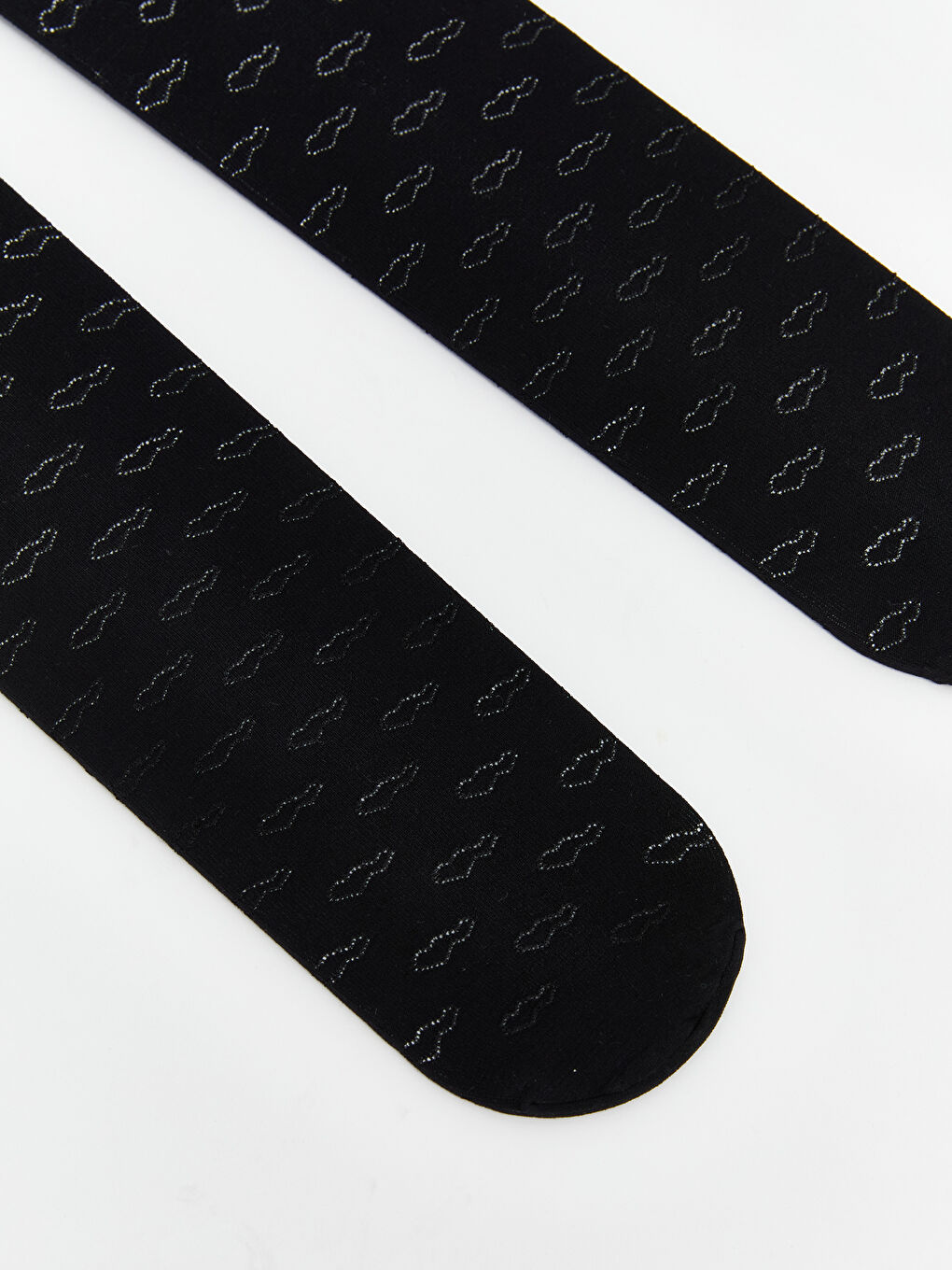 جوارب طويلة منقوشة للبنات - مجموعتين-2