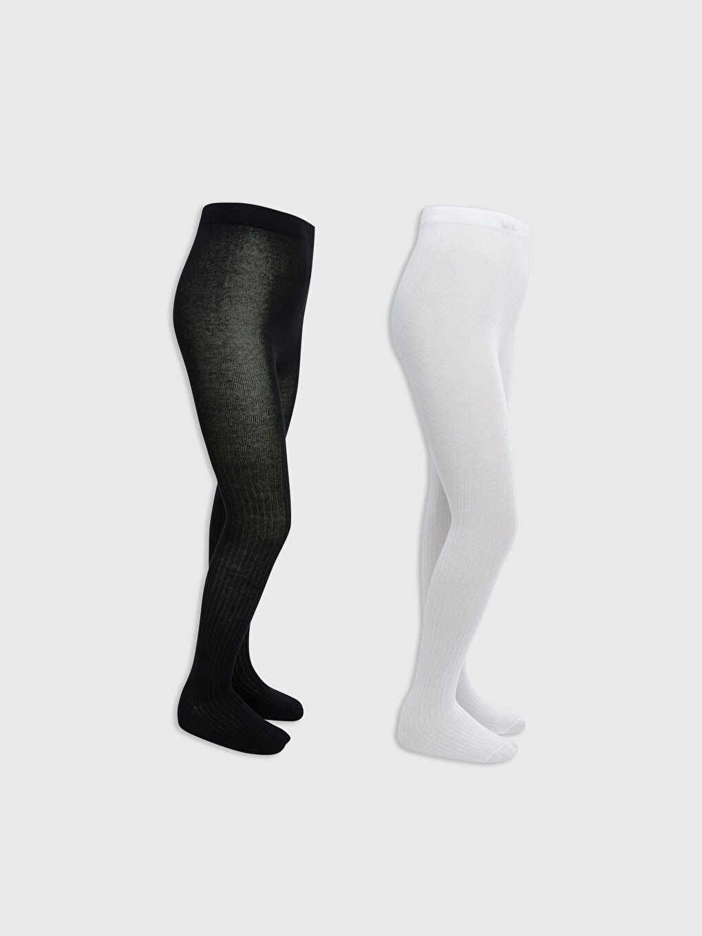 LCW Kids Basic Girls' Tights 2 Pack -W50217Z4-CVL