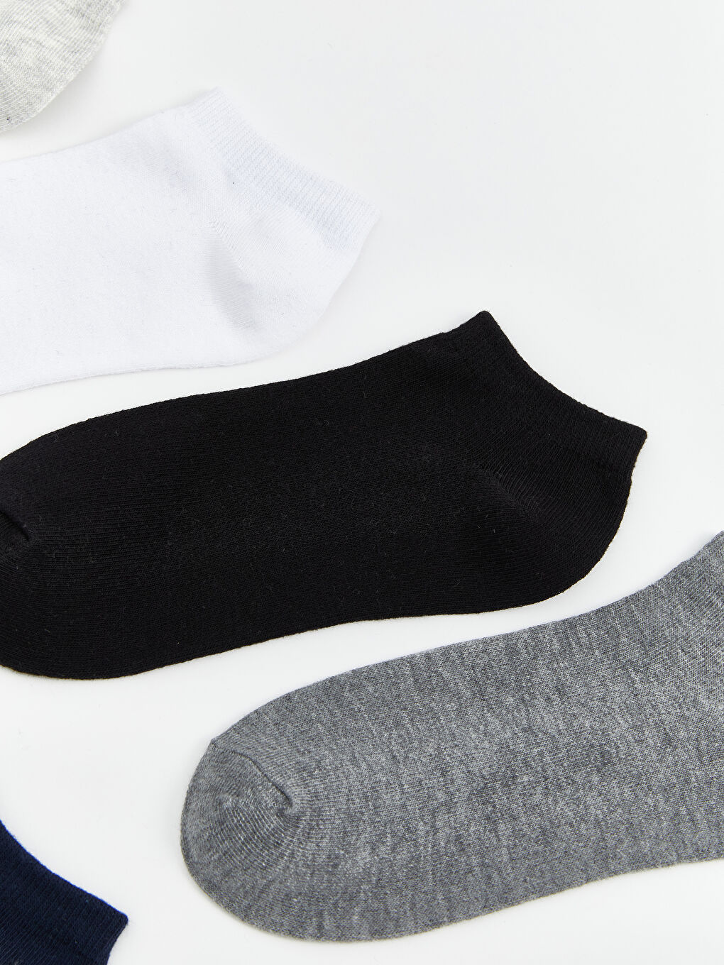 LCW Kids Basic Girls Trainer Socks 7 Pack -W50222Z4-LAK