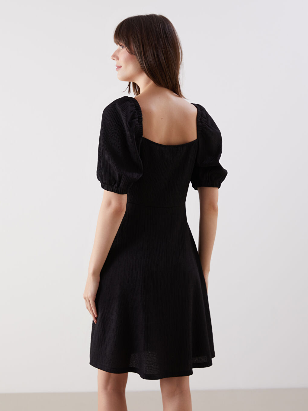 LCW Comfort Woman BLACK Dress -W50247Z8-CVL