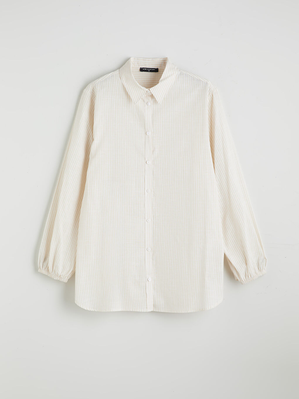 LCW Comfort Striped Women's Shirt -W50254Z8-LE8