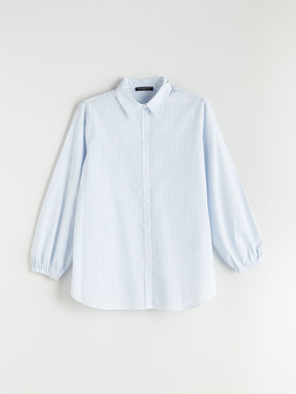 LCW Comfort Striped Women's Shirt -W50254Z8-LEN