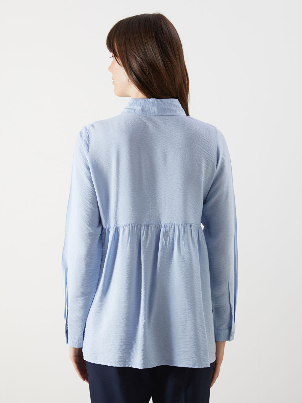 LCW Comfort Women's Shirt Tunic -W50255Z8-GCA
