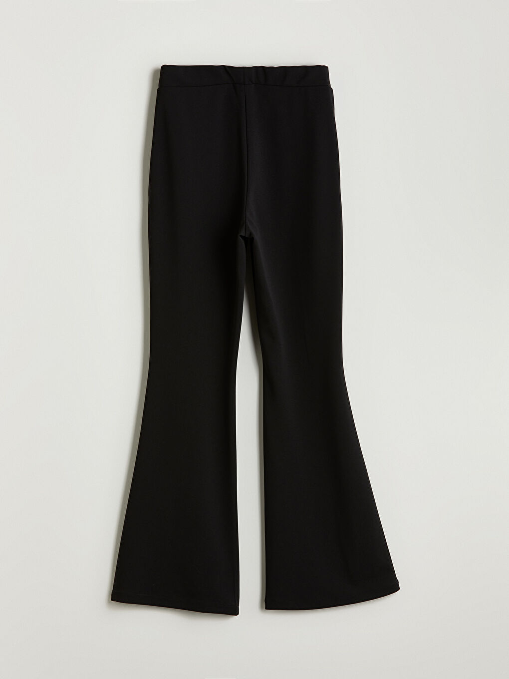 LCW Comfort Women's Trousers with Elastic Waist and Flared Leg -W50258Z8-CVL