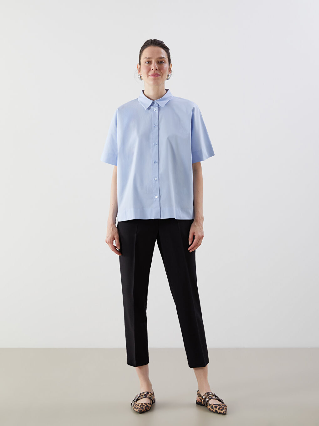 LCW Comfort Elastic Waist Carrot Fit Women's Trousers -W50259Z8-RQL