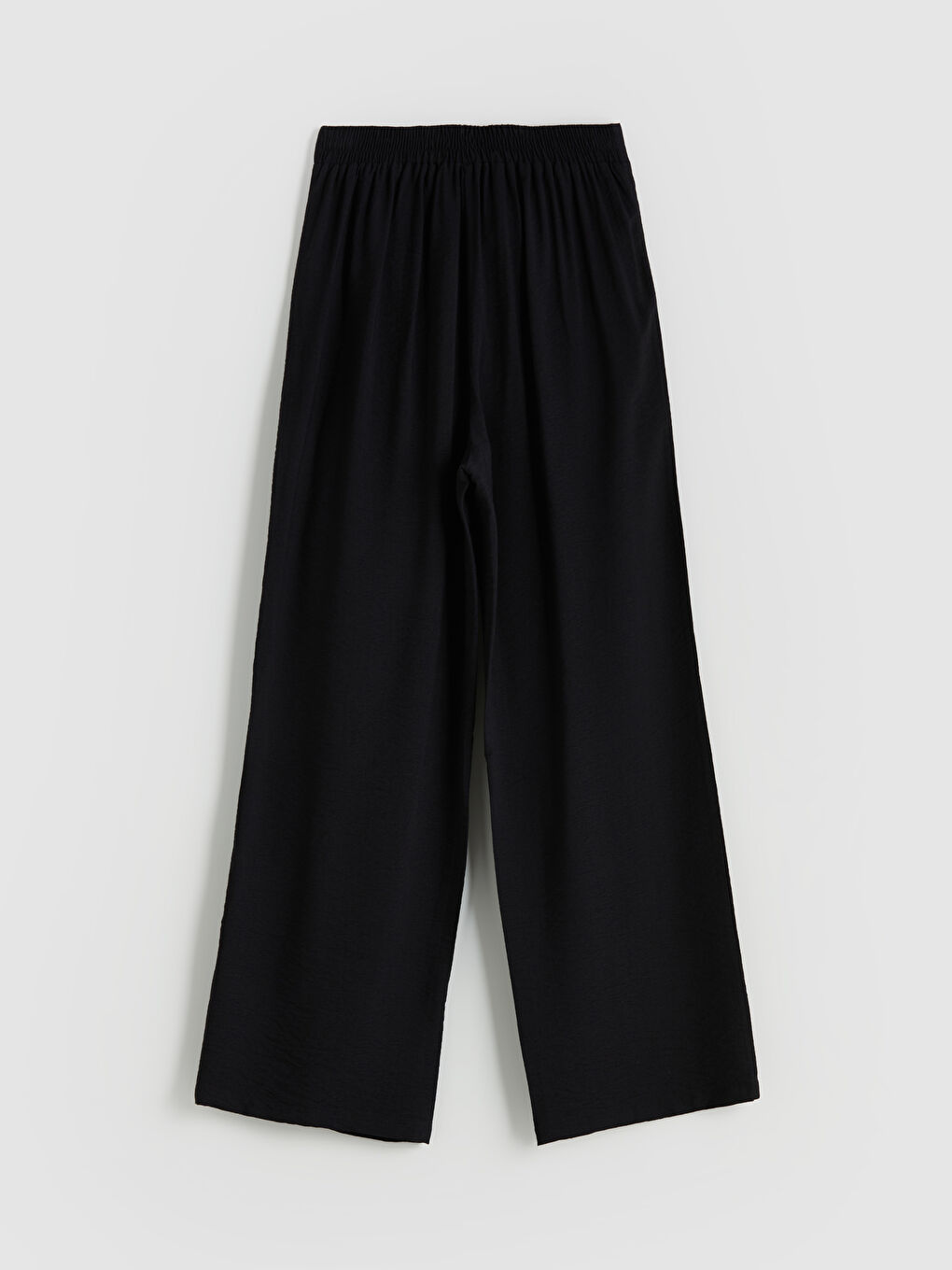 LCW Comfort Elastic Waist Wide Leg Women's Trousers -W50263Z8-CVL