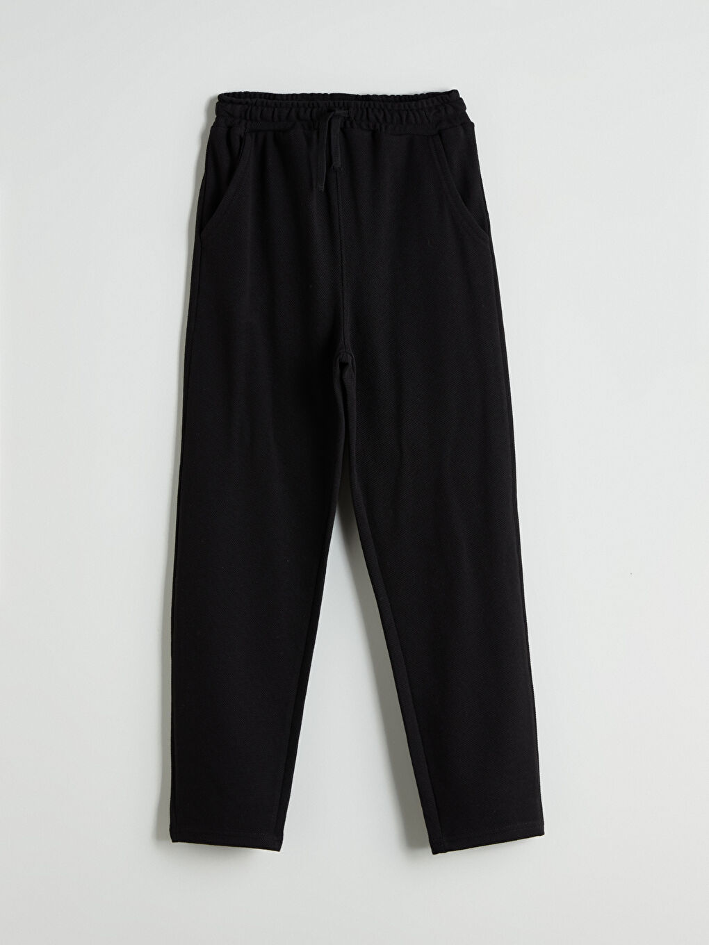 Pantalon de survêtement basique à taille élastiquée pour garçons