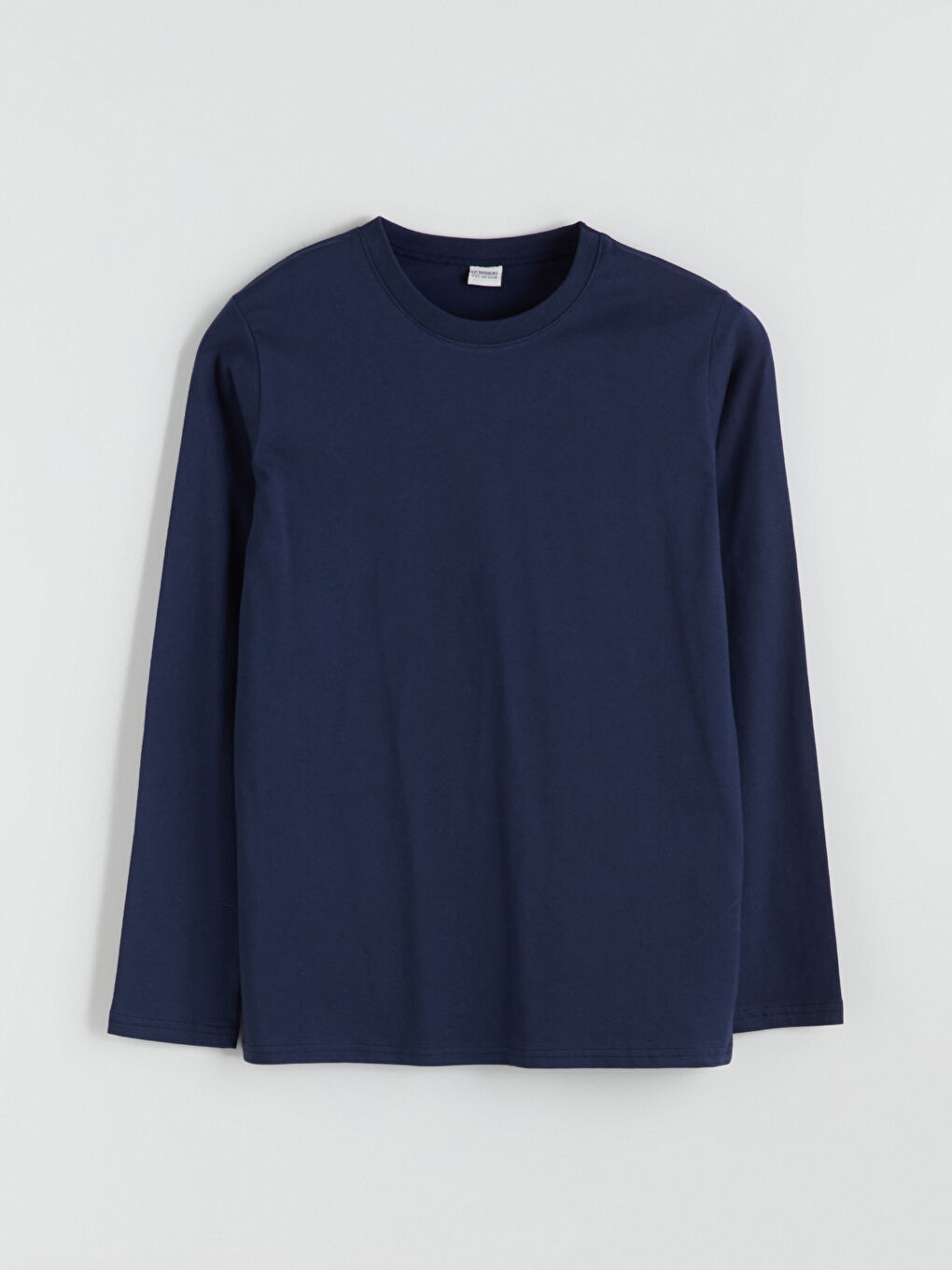 Lacivert Bisiklet Yaka Erkek Çocuk Tişört