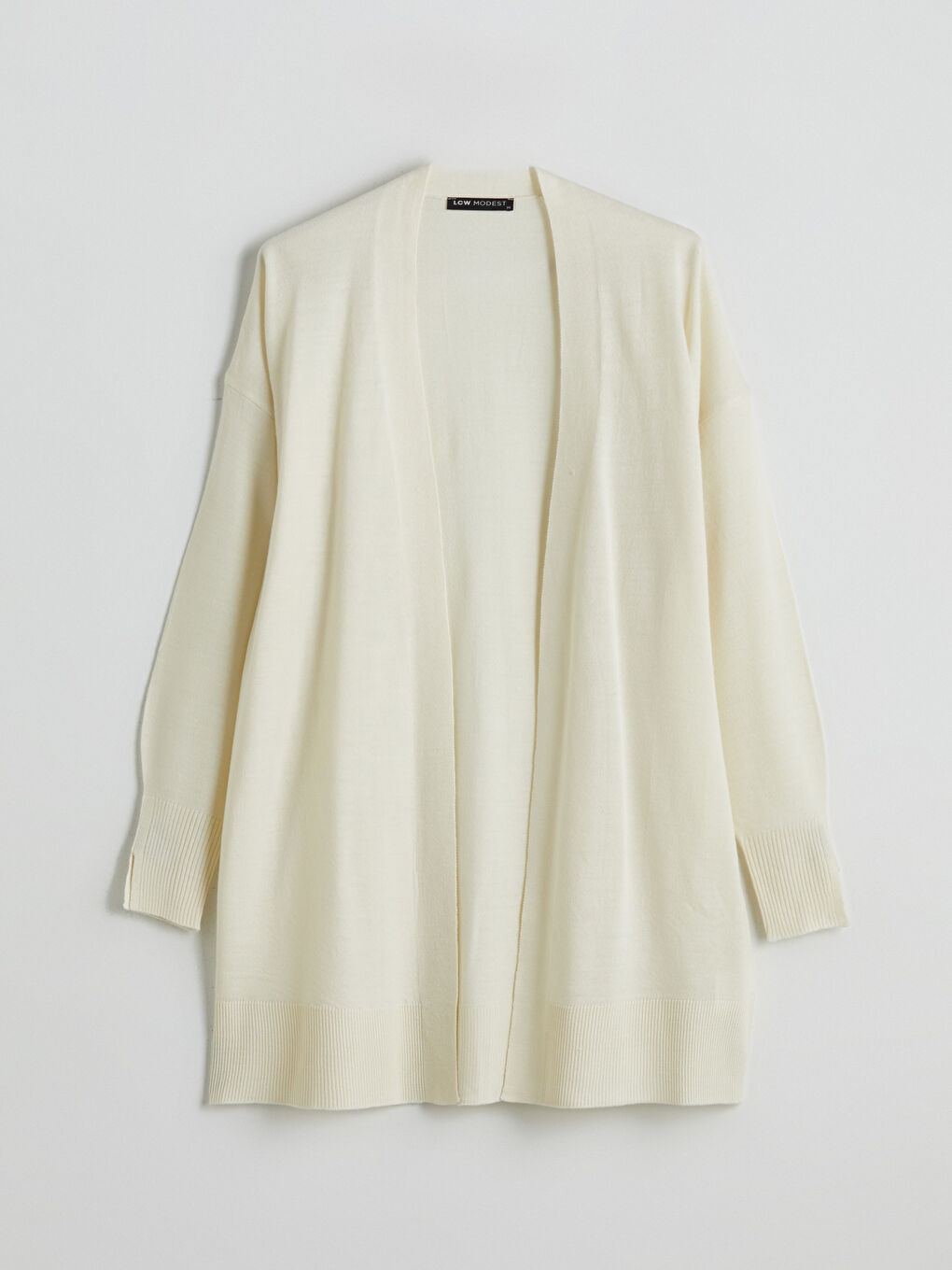 LCW Modest Shawl Collar Women's Knitwear Cardigan -W50281Z8-FWM