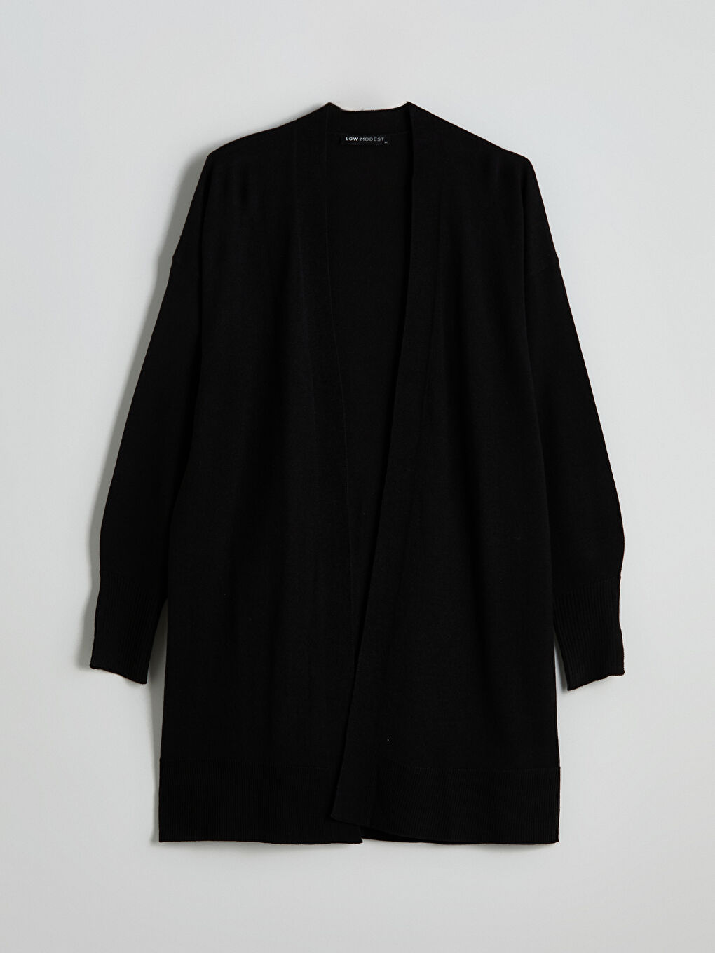 LCW Modest Shawl Collar Women's Knitwear Cardigan -W50281Z8-HEG