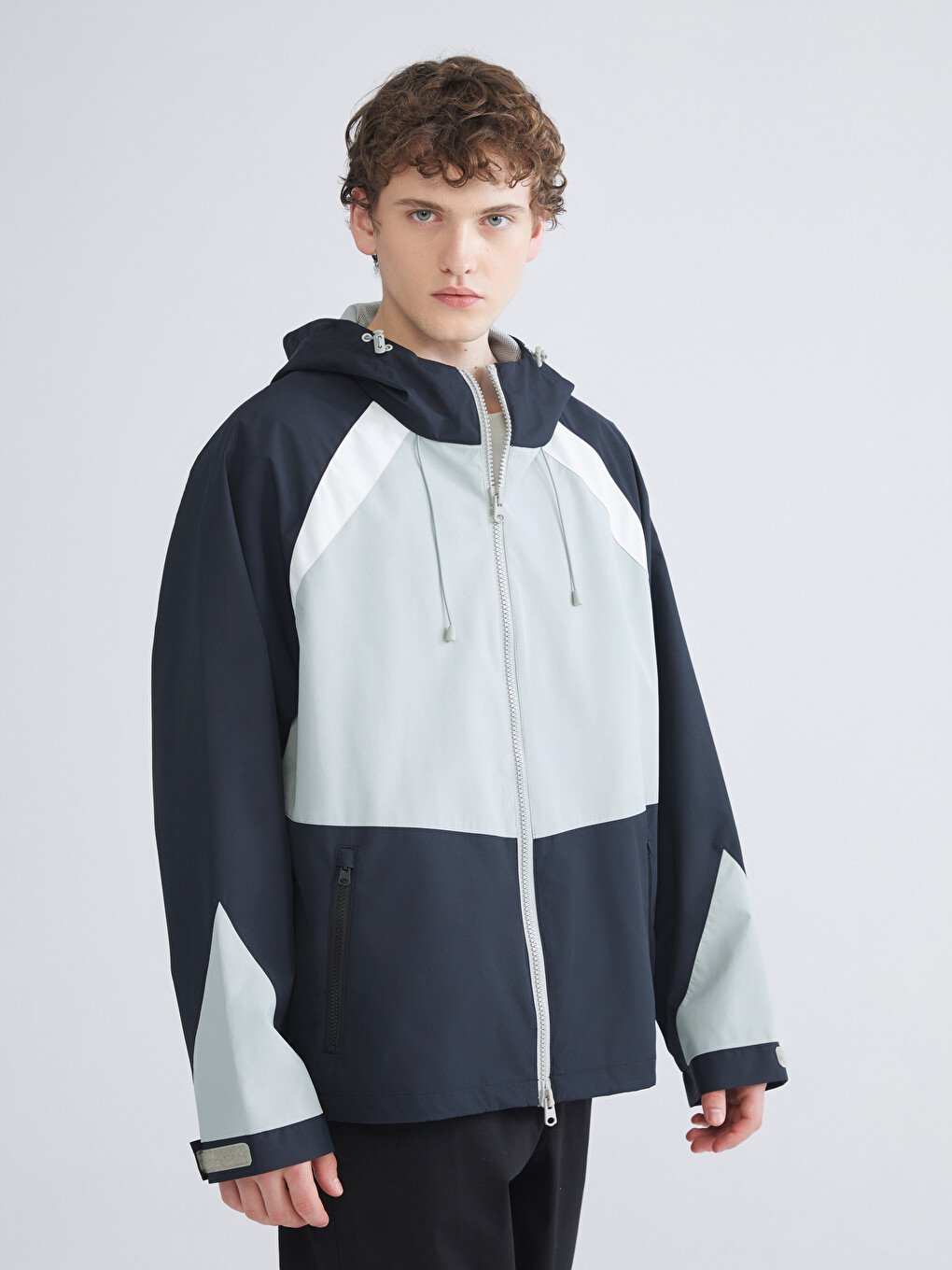 Locker Sitz Kapuzenmantel Für Herren
