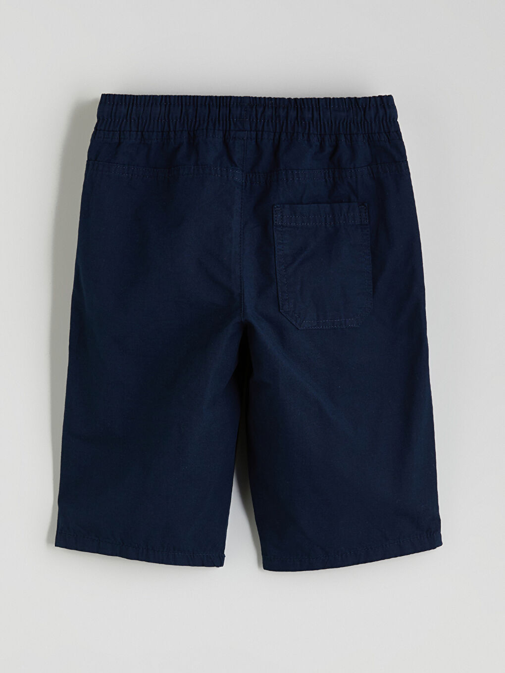 Lacivert Beli Lastikli Erkek Çocuk Şort-2