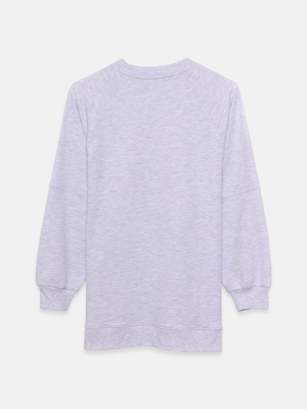 Crew Neck Printed Women's Sweatshirt Tunic-1