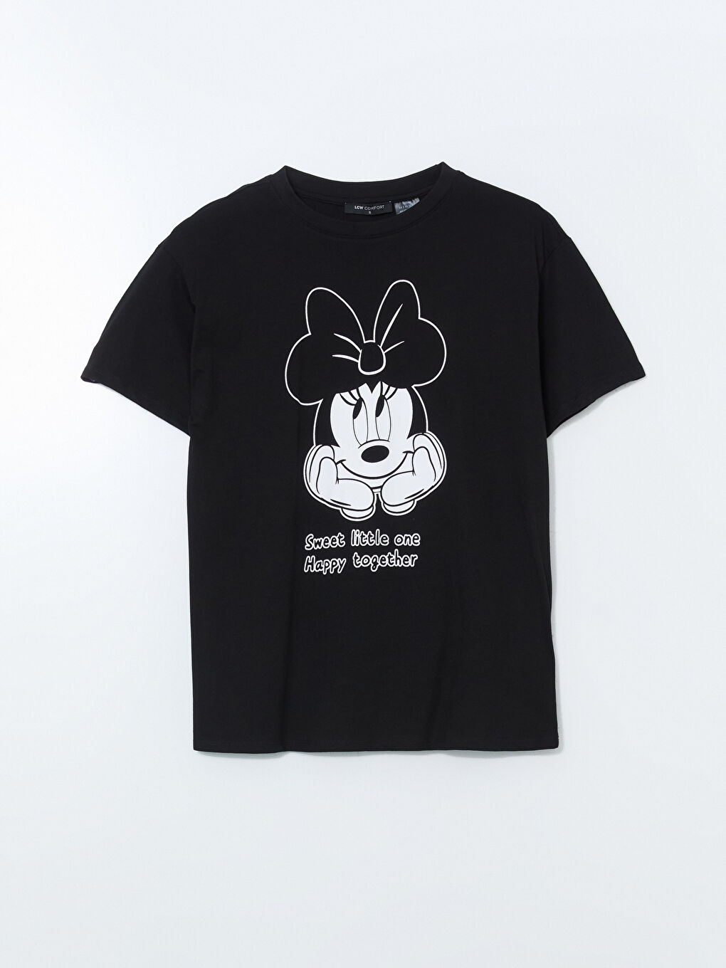 LCW Comfort Woman BLACK T-Shirt -W50333Z8-CVL