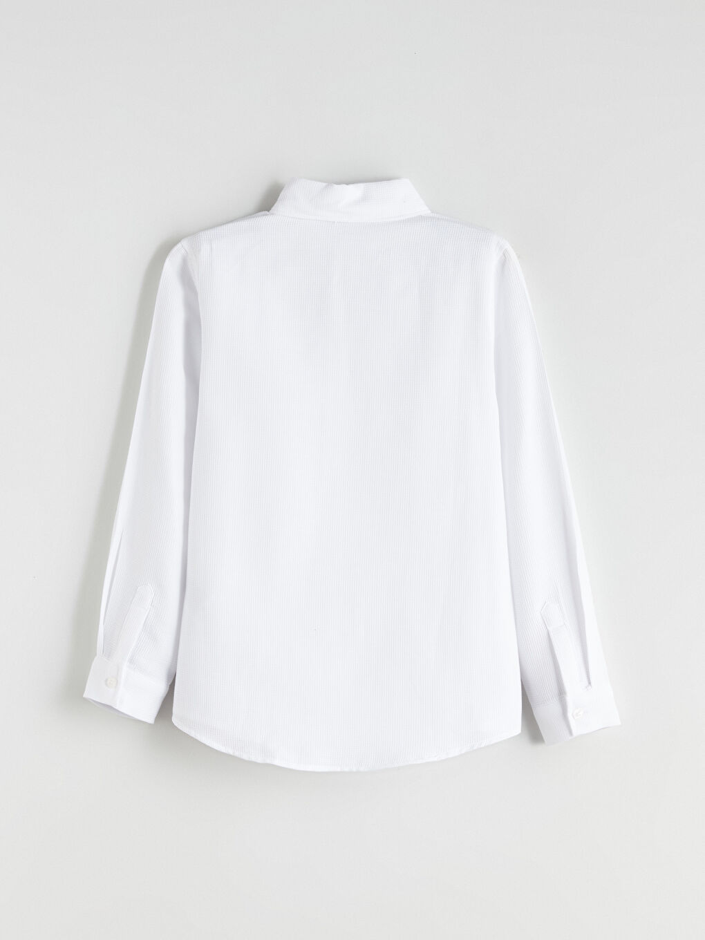 LCW Kids Long Sleeve Textured Boys' Shirt -W50339Z4-Q6K