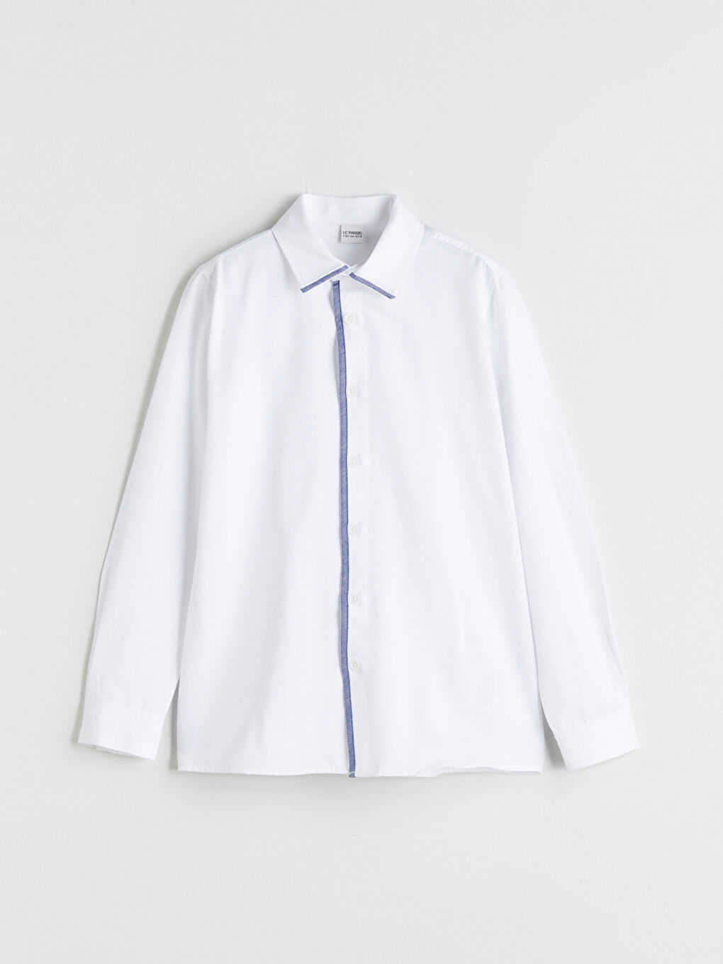 LCW Kids Basic Long Sleeve Boys' Shirt -W50341Z4-Q6K