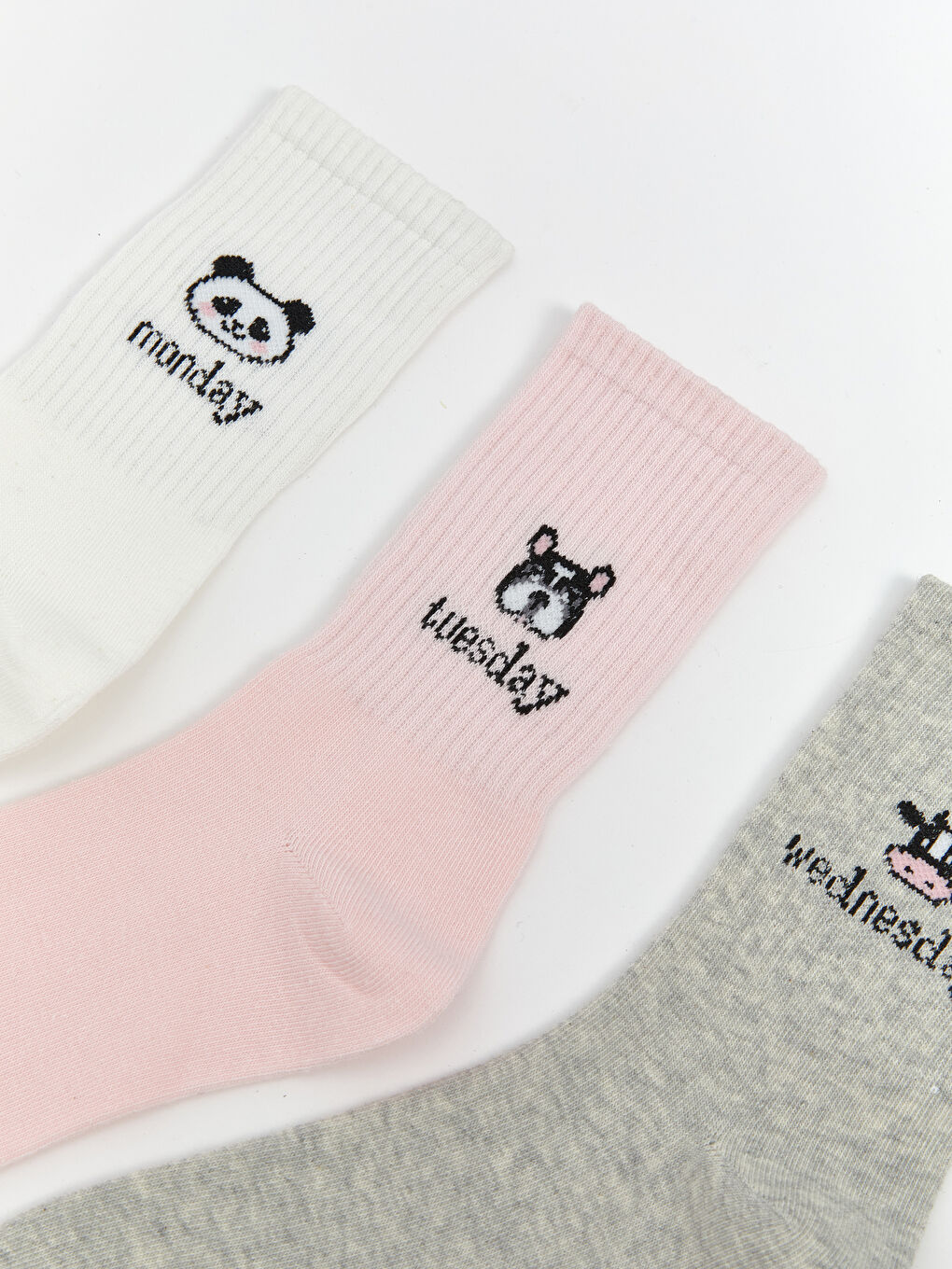 LCW DREAM Printed Women's Ankle Socks 5 Pack -W50414Z8-FDU
