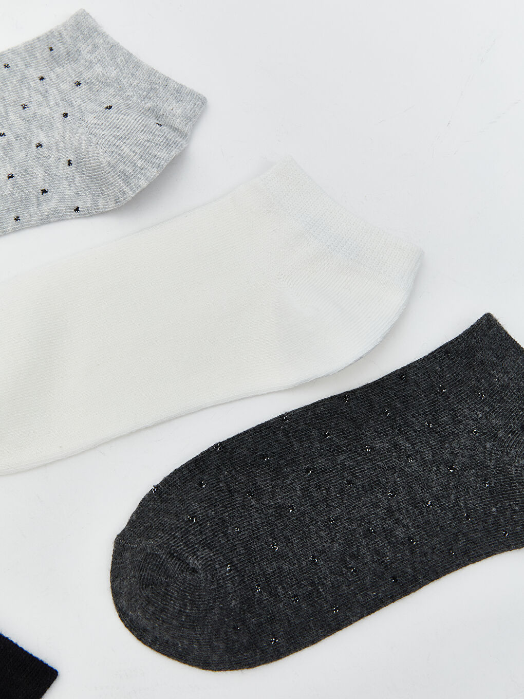 LCW DREAM Patterned Women's Trainer Socks 5 Pack -W50448Z8-LAL
