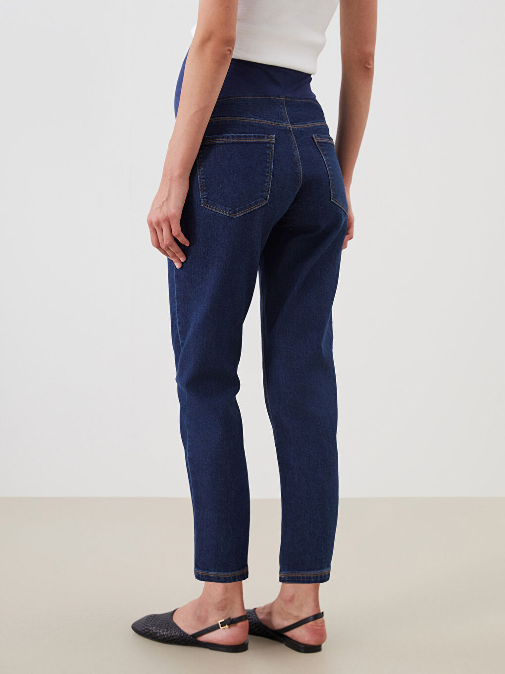 LCWAIKIKI Maternity Belly Panel Mom Fit Maternity Jeans -W50468Z8-309