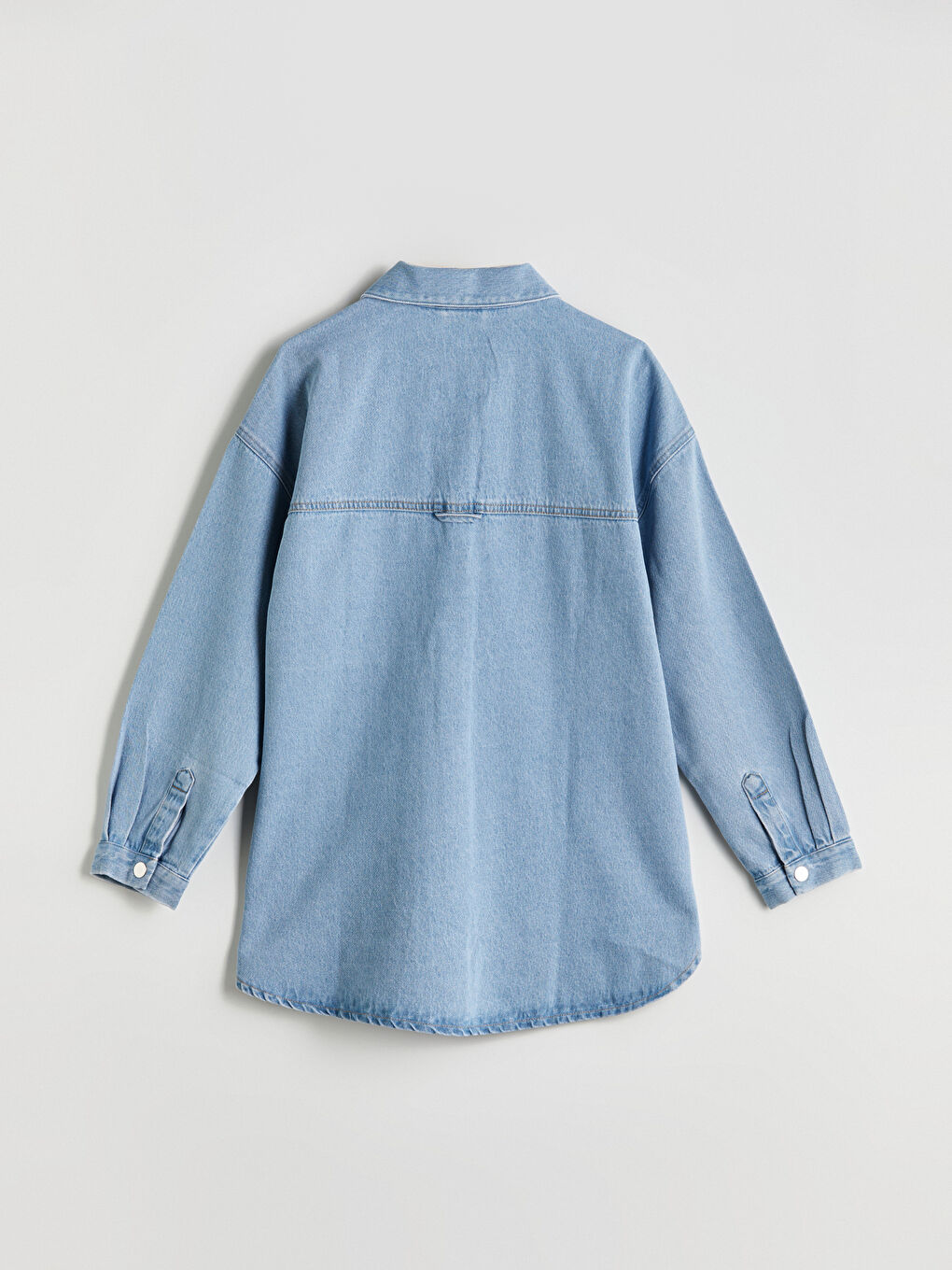 LCW Modest Collared Neck Women's Denim Jacket -W50490Z8-507