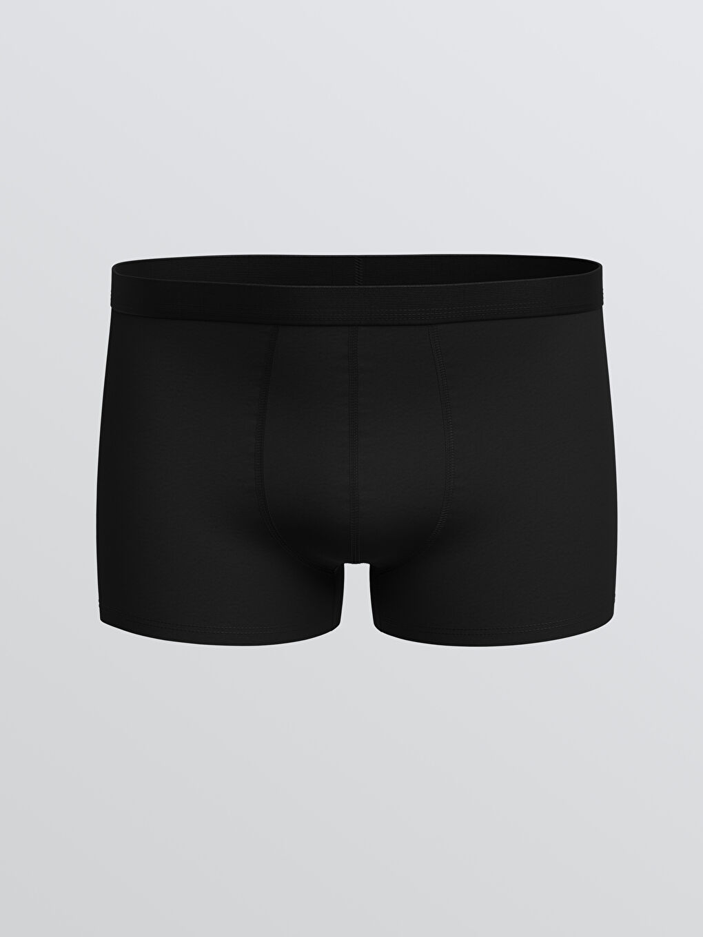Antrasit Rahat Kalıp Pamuklu Esnek Erkek Boxer 3'lü-1