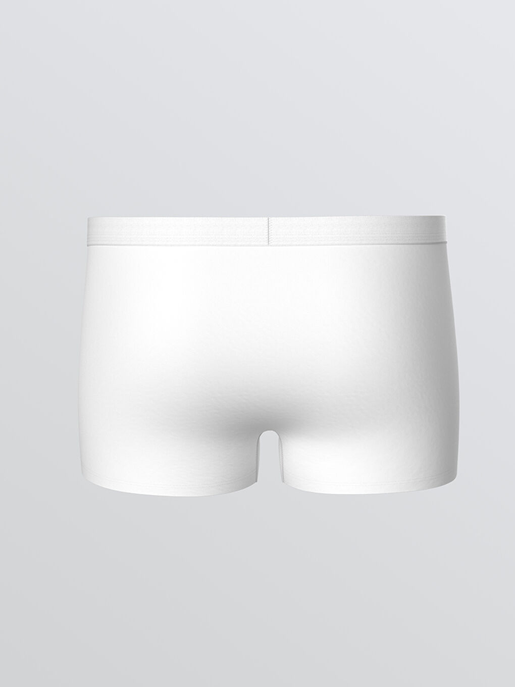 Beyaz Standart Kalıp Pamuklu Esnek Erkek Boxer 3'lü-2