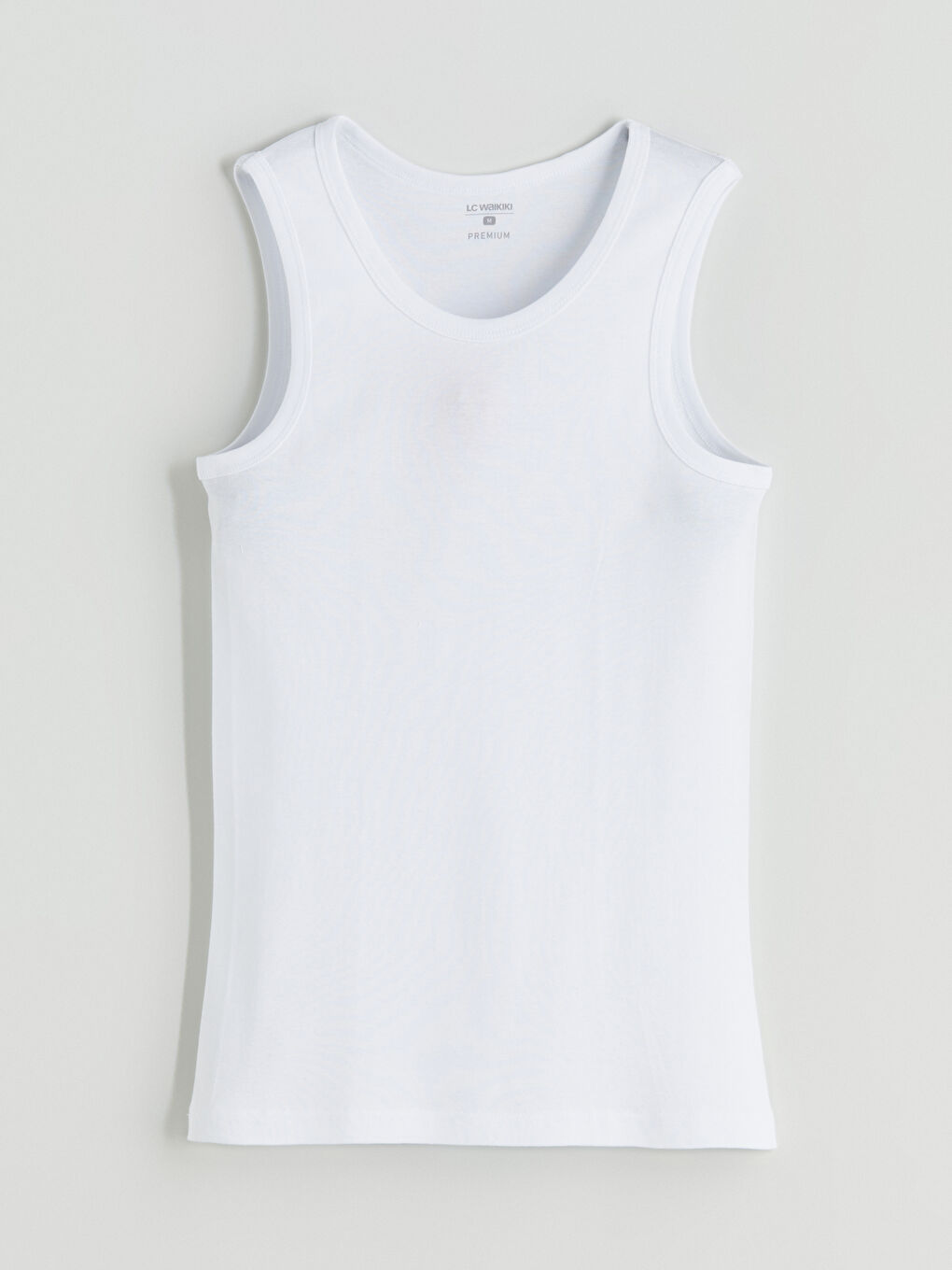LC WAIKIKI U Neck Jersey Men's Vest 2 Pack -W50547Z8-VC4