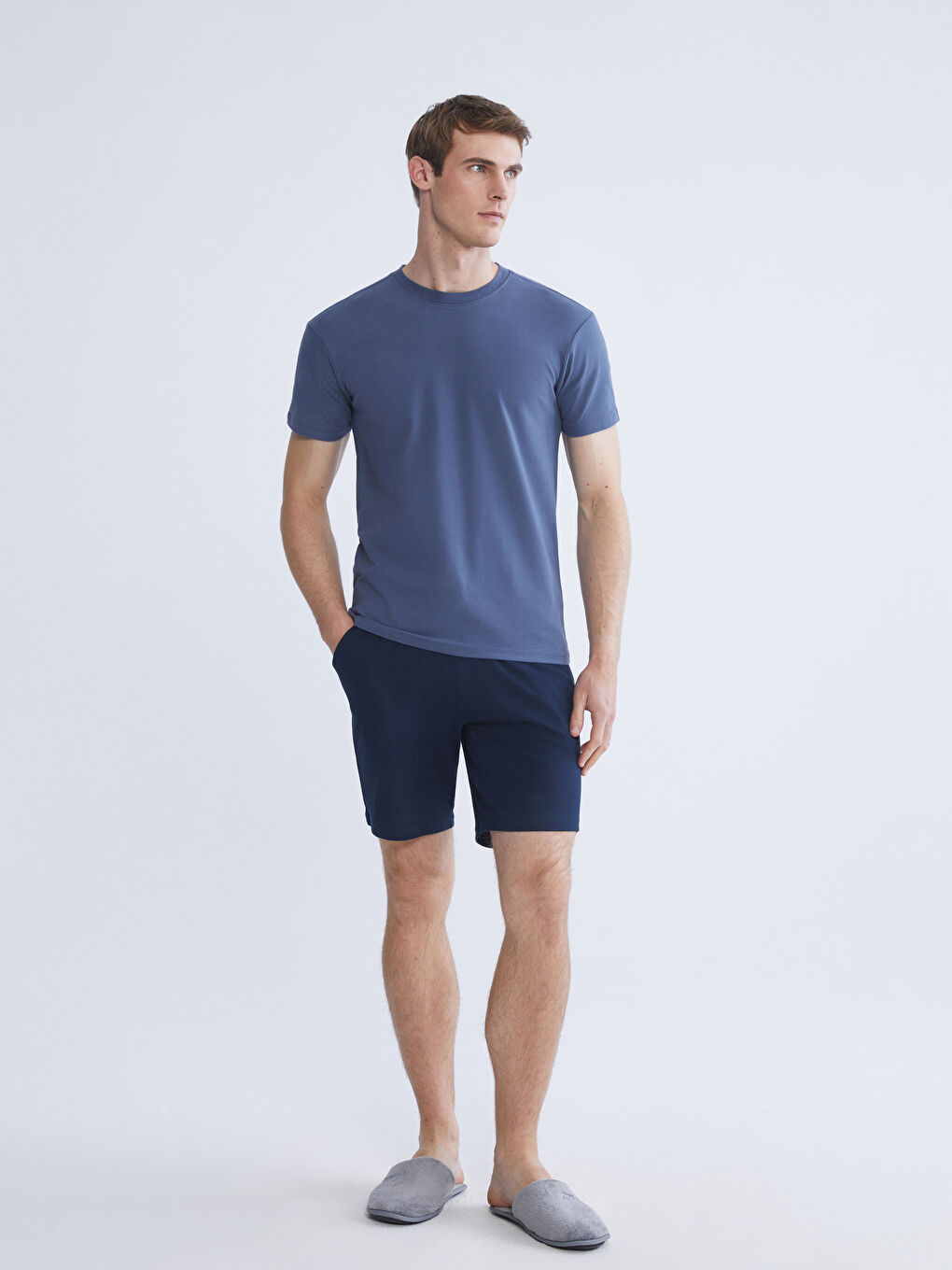 İndigo Bisiklet Yaka Kısa Kollu Erkek Atlet