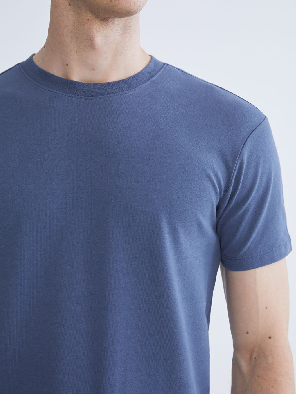 İndigo Bisiklet Yaka Kısa Kollu Erkek Atlet-3