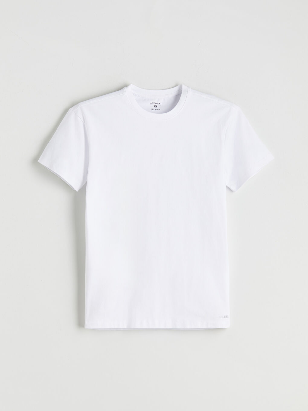 Мужская майка с круглым вырезом и коротким рукавом-4