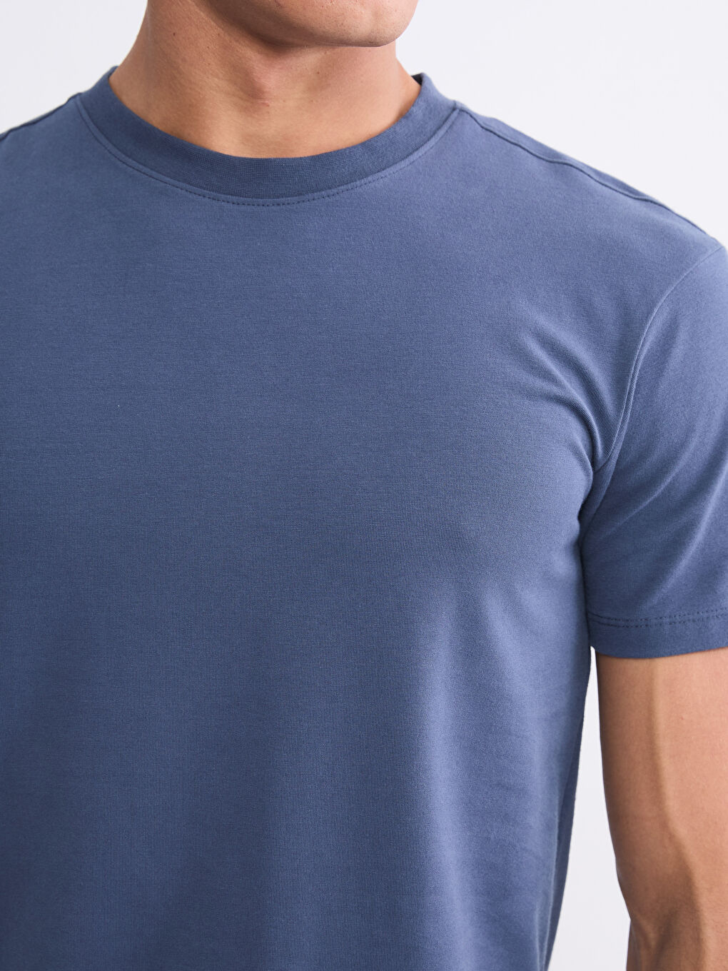 İndigo Bisiklet Yaka Kısa Kollu Erkek Atlet-4